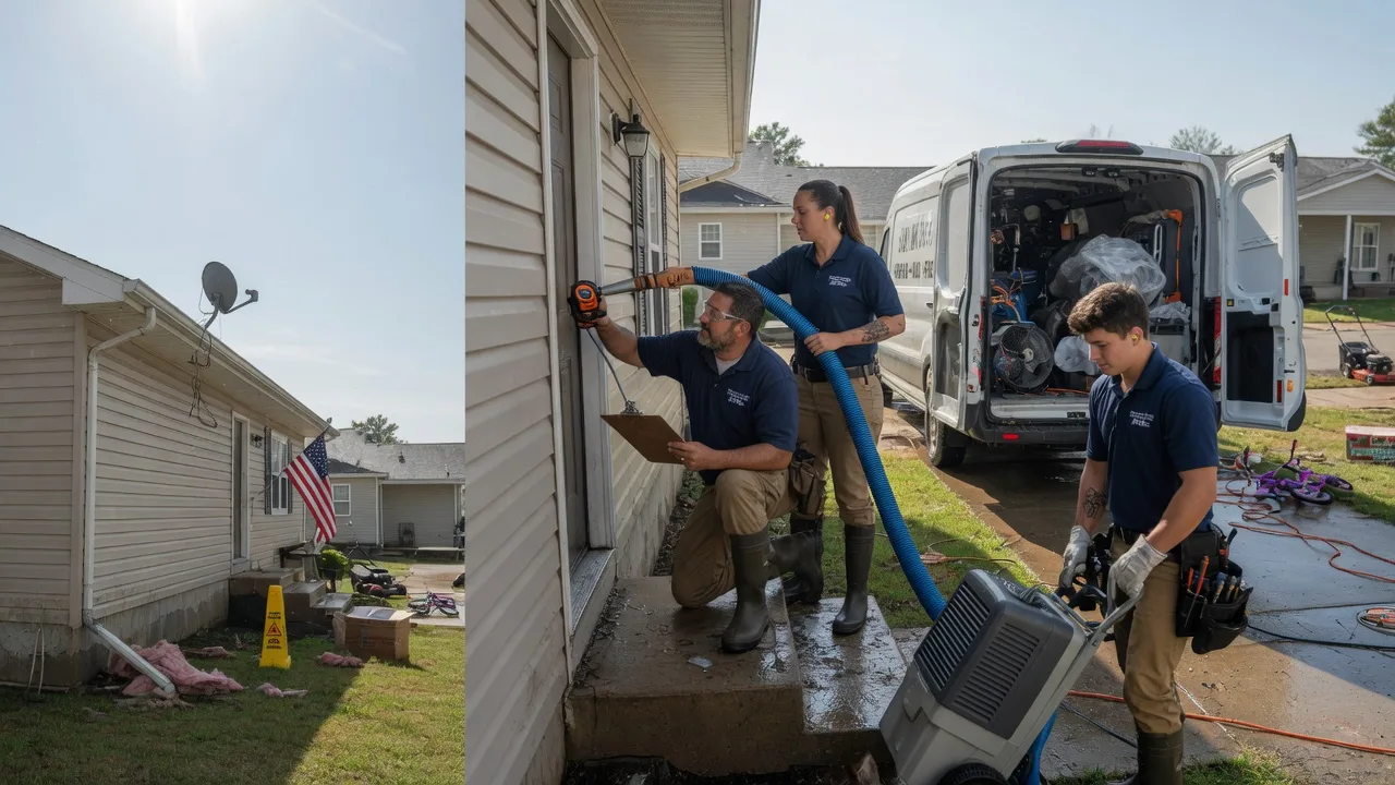 Ceiling Water Damage Restoration in Bullhead, SD near me